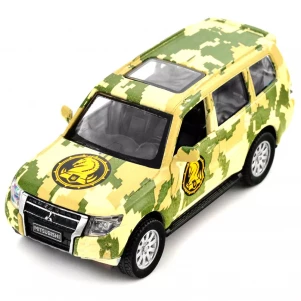 Автомодель TechnoDrive Шевроны Героев Mitsubishi Pajero 4WD Turbo 47 ОМБр (250361M) детская игрушка
