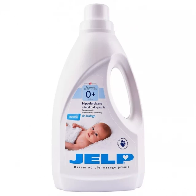 Молочко Jelp для прання білого гіпоалергенне 1,5 л (90010) - 1