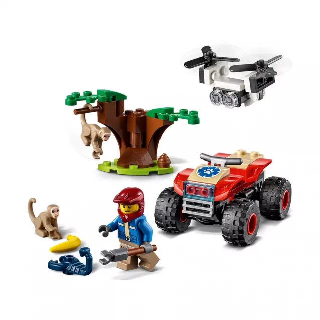 Конструктор LEGO Квадроцикл для спасения диких животных (60300) - 3