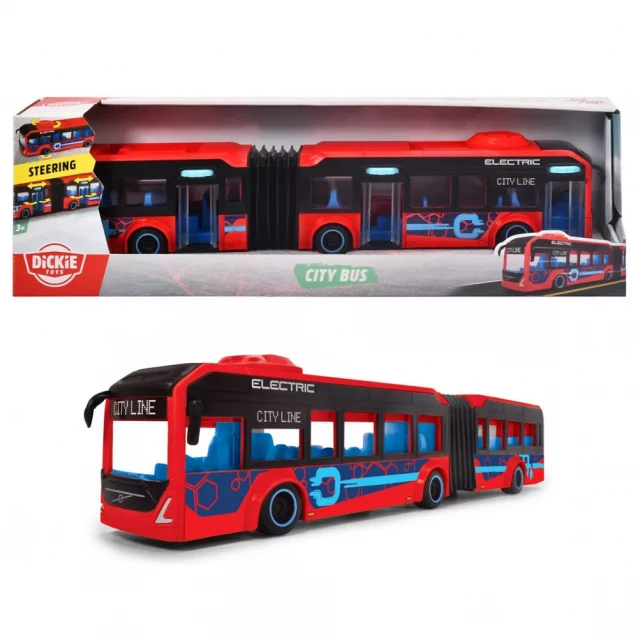 Городской автобус Dickie Toys Volvo 7900Е 40 см (3747015) - 2