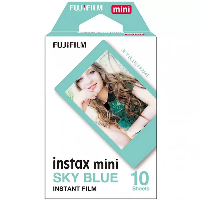 Касети Fujifilm Colorfilm Instax Mini Blue Frame WW 1 (16537055) - 1
