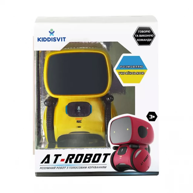 Интерактивный робот AT-ROBOT с голосовым управлением желтый, озвуч.укр. (AT001-03-UKR) - 3