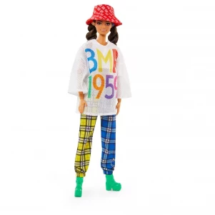 Колекційна лялька Barbie "BMR 1959" у футболці в сітку та шотландських штанах (GNC48)  лялька Барбі