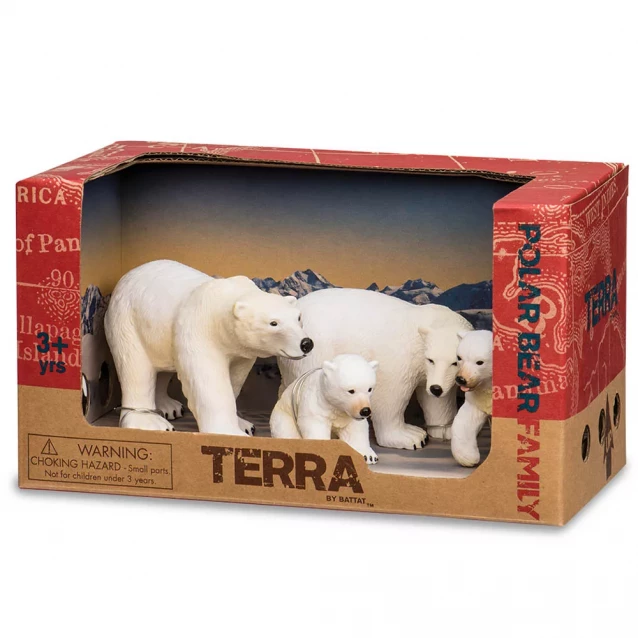 Набір фігурок Terra Сім'я полярних ведмедів (4 фігурки) (AN2731Z) - 3