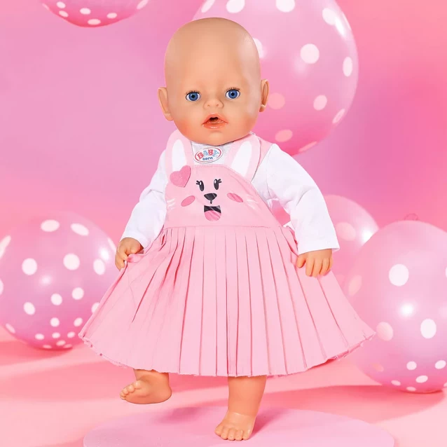 Одяг для ляльки Baby Born Сукня із зайкою 43 см (832868) - 3