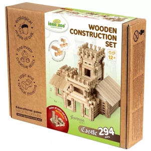 Конструктор дерев'яний Igroteco Замок 294 дет (900361) дитяча іграшка