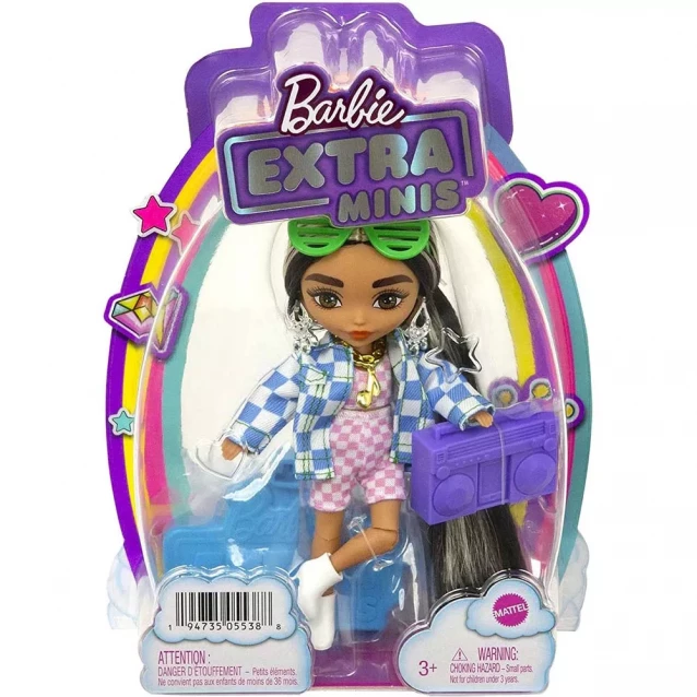 Міні-лялька Barbie "Екстра" Стильна леді (HGP64) - 2