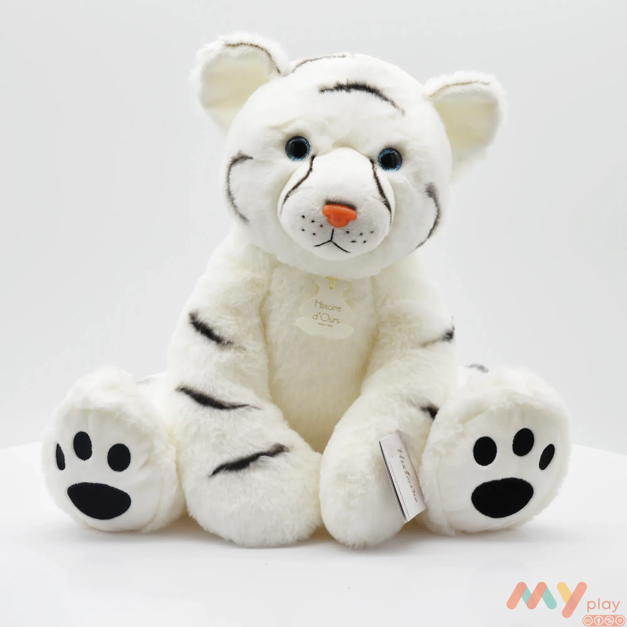 М'яка іграшка Doudou Біле тигреня 35 см (HO3055) - ФОТО в 360° - 1