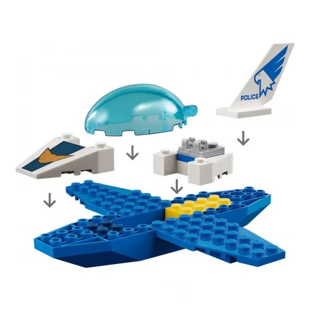 Конструктор LEGO City Воздушная Полиция: Патрульный Самолет (60206) - 5