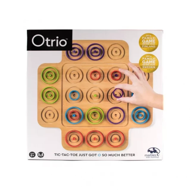 MARBLES Настільна гра-головоломка Otrio делюкс - 5