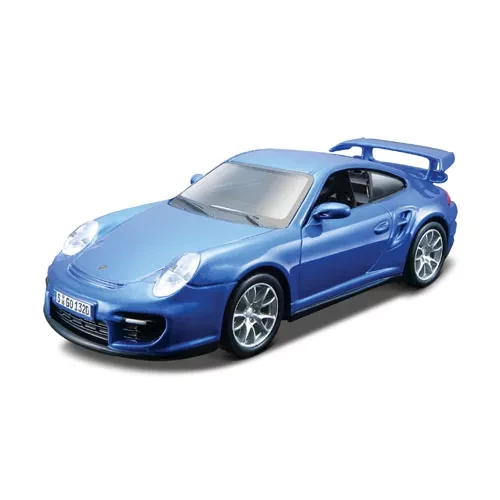 Авто-конструктор - PORSCHE 911 GT2 (голубой, красный, 1:32) - 1
