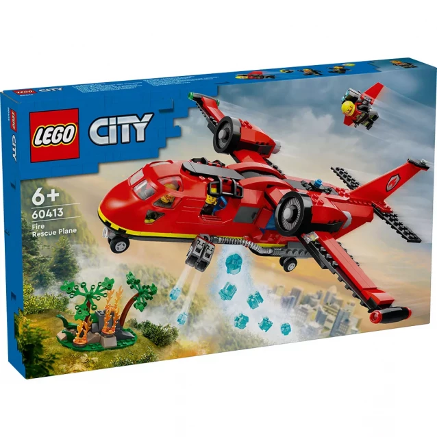 Конструктор LEGO City Пожежний рятувальний літак (60413) - 1