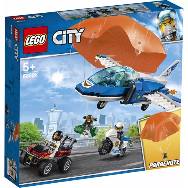 Конструктор LEGO City Повітряна Поліція: Арешт Із Парашутом (60208) - 1