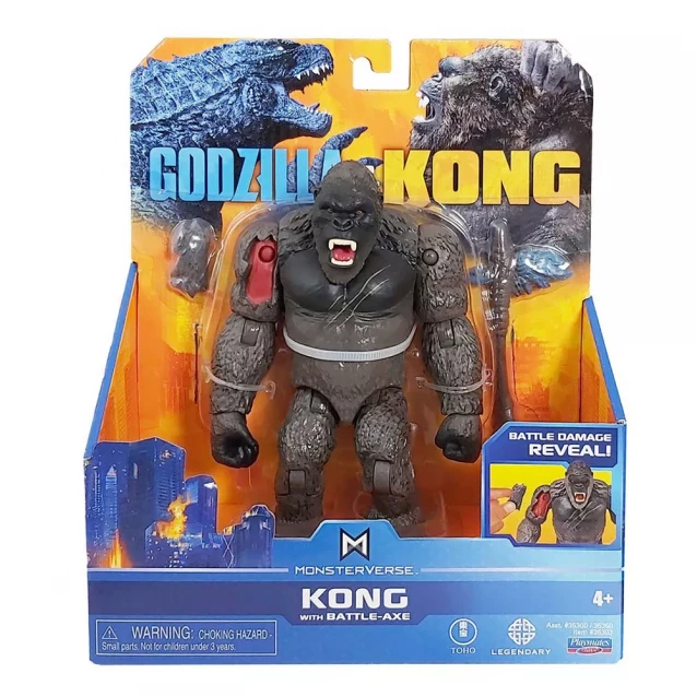 Фигурка Godzilla vs. Kong - Конг с боевым топором 15 см (35303) - 6