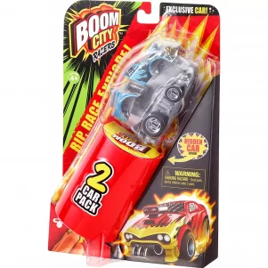 BOOM CITY RACERS Ігровий набір - HOT MAMALE! Машинки з пусковим пристроєм - 2 шт. 40056 дитяча іграшка