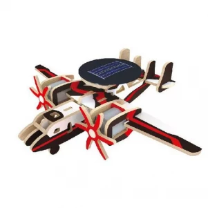 Конструктор «Літак раннього попередження» з соняшною батареєю дитяча іграшка
