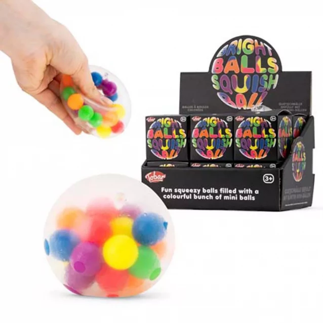 М'ячик-антистрес Tobar Яскраві кульки (38449) - 4
