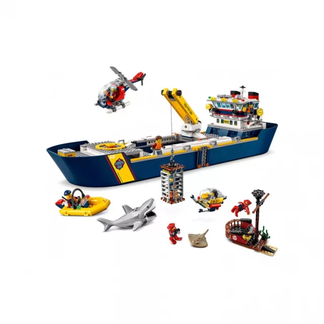 Конструктор LEGO City Океан: научно-исследовательский корабль (60266) - 10
