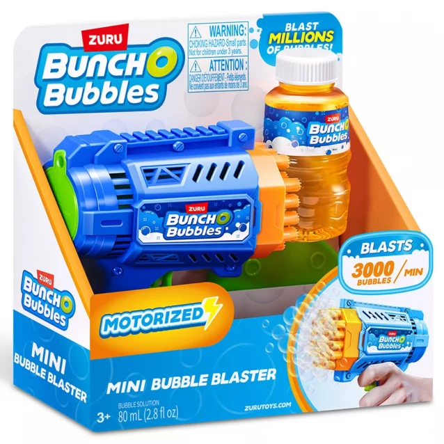 Бластер с мыльными пузырями Bunch O Bubbles Mini (11347) - 8