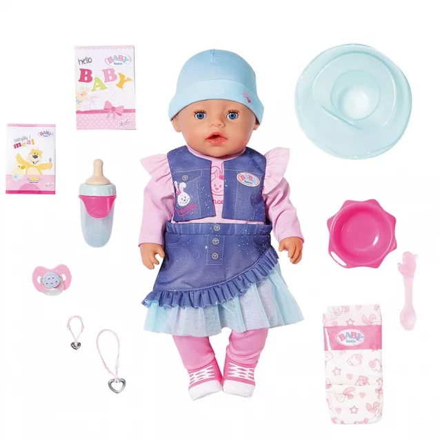 Кукла Baby Born Джинсовый стиль Крошки 43 см (836385) - 2
