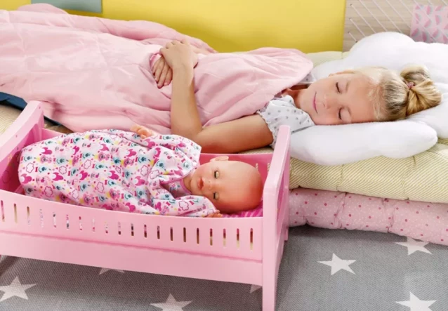Ліжечко для ляльки BABY BORN - СОЛОДКІ СНИ (з постільним набором) - 2