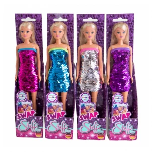 SIMBA  Лялька Штеффі у сукні з паєтками-хамелеон, 3+ лялька
