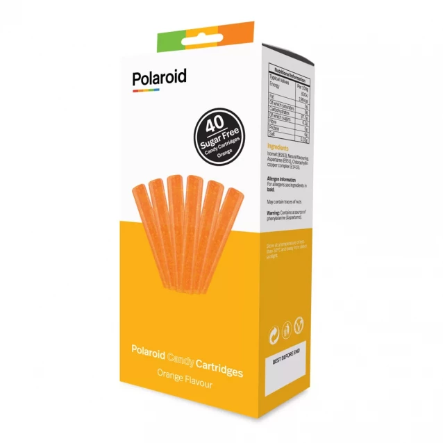 Картриджі для 3D ручки Polaroid апельсин, помаранчевий 40 шт. (PL-2506-00) - 1