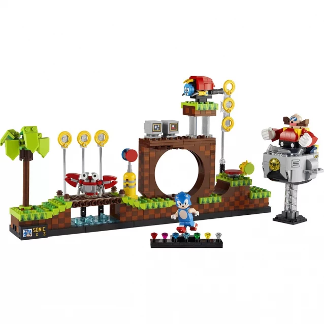 Конструктор Lego Ideas Їжачок Сонік Зона із зеленим пагорбом (21331) - 3