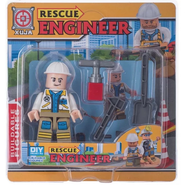 Конструктор Rescue engineer фигурка и аксессуары 6 видов - 3