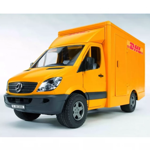 BRUDER іграшка - МВ Sprinter кур'єрська доставка вантажів з навантажувачем, М1: 16 - 2