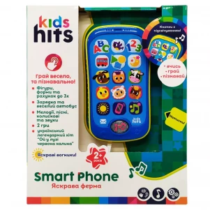 Телефон іграшковий Kids Hits Яскрава ферма в асортименті (KH03/003) для малюків