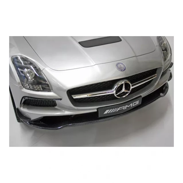 KIDSAUTO Автомобиль Mercedes SLS AMG карбон (белый) - 4