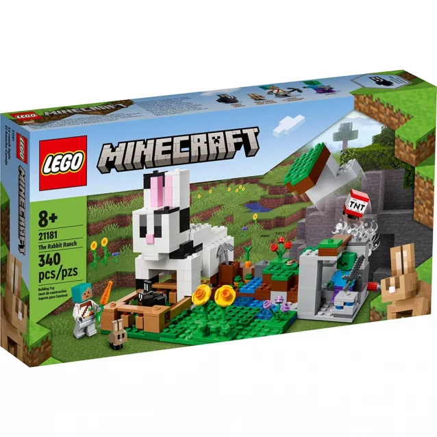 Конструктор Lego Minecraft Кроличе Ранчо (21181) - 1