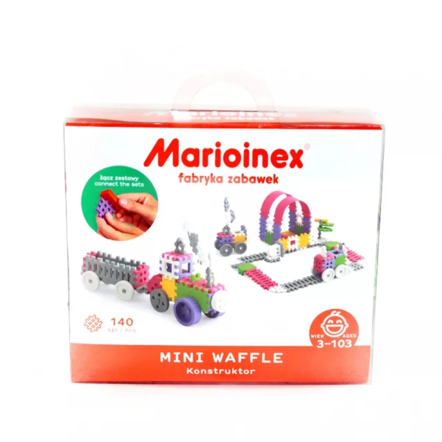 Marioinex Конструктор MINI WAFFLE (140 деталей) №3 438964 - 1