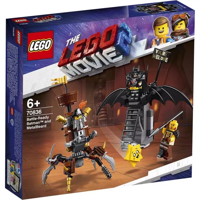 Конструктор LEGO Movie Бетмен І Залізна Борода: До Бою Готові (70836) - 1