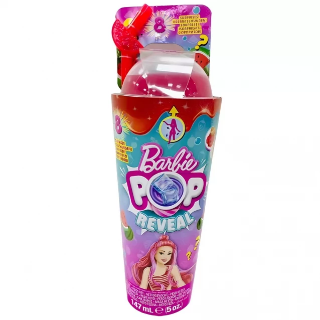 Лялька Barbie Pop Reveal Соковиті фрукти Кавуновий смузі (HNW43) - 2