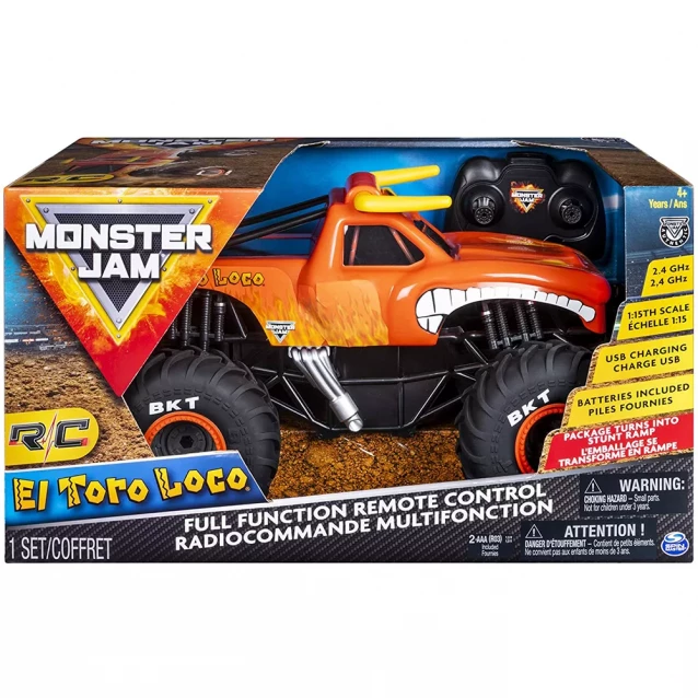 Іграшка машинка на р/к Monster Jam 1:15 арт. 6044991, у коробці 21*38*25,5 см - 2