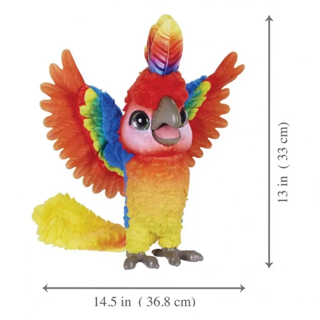 Інтерактивний папуга Rock-a-Too FurReal Friends (E0388EU4) - 6