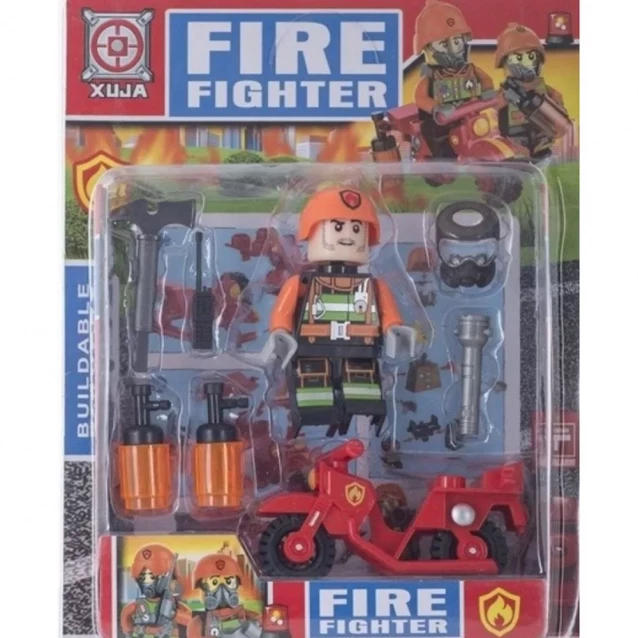 Space Baby Іграшковий набір фігурка-конструктор з байком і аксесуарами серії Fire в асортименті SB1031 - 5