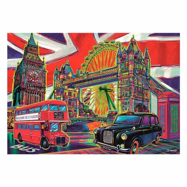 TREFL Пазл "1000" - Краски Лондона - 2