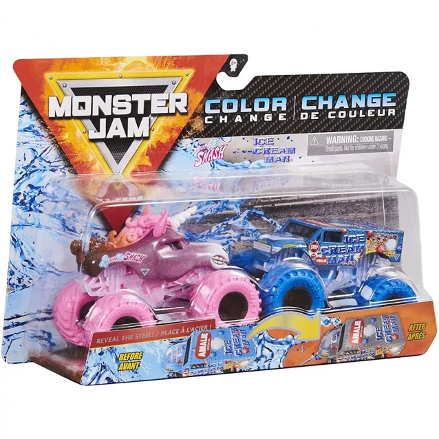 Іграшковий набір 2 машинки 1:64 Monster Jam арт. 6044943, 4 в асор. у блістері 7*25.4*16.5 см - 9