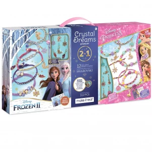 Disney Frozen 2 & Disney Princess:  Мега-набір для створення шарм-браслетів з кристалами Swarovski " дитяча іграшка