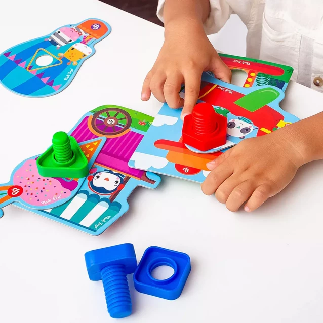 Игра-конструктор Vladi-Toys Fisher-Price Парк развлечений для малышей (VT2905-21) - 6