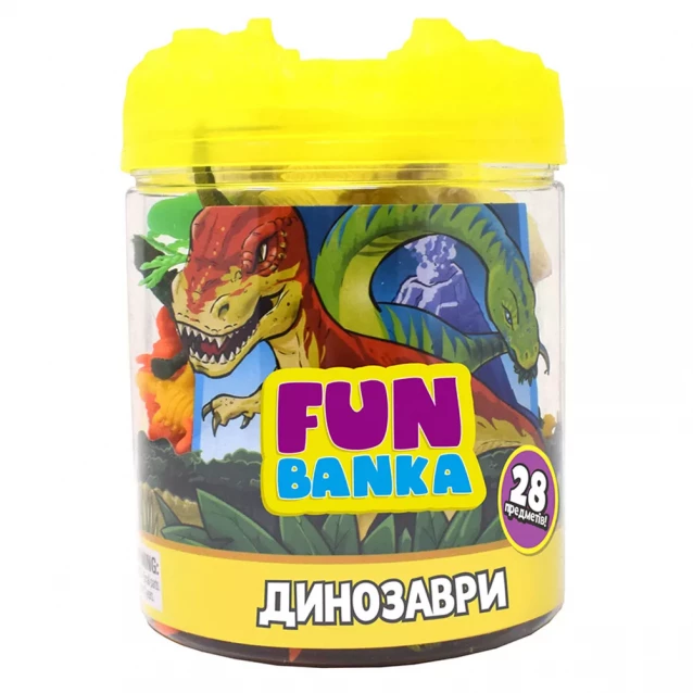 Игровой мини-набор Fun Banka Динозавры (320387-UA) - 1