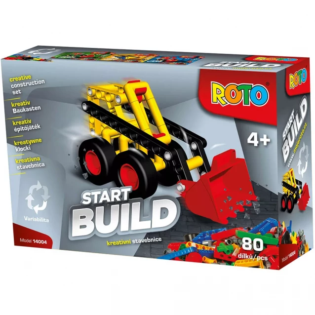ROTO START Іграшка BUILD Bulldozer 14004 - 1