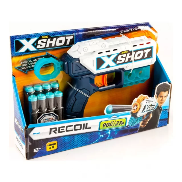 Скорострельный бластер ZURU X-Shot EXCEL Recoil (36184Z) - 3