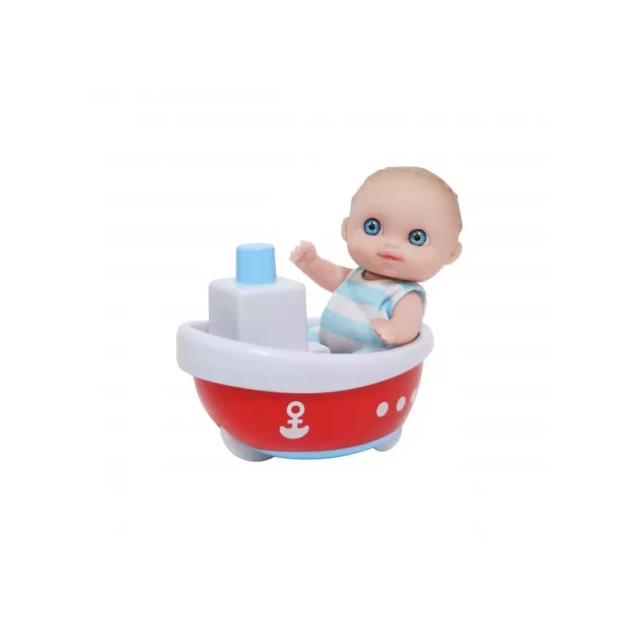 JC TOYS Пупс-малюк з човником, 13 см - 1