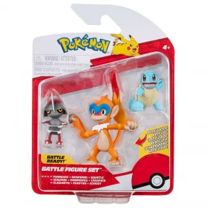 Набор фигурок Pokemon Поньярд, Сквиртл, Монферно (PKW3058) детская игрушка