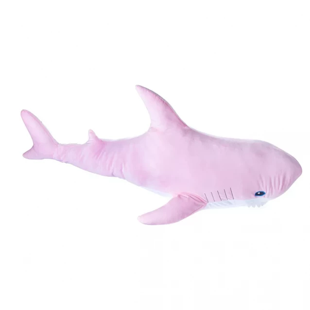 FANCY Іграшка м’яконабивна «Акула» рожева/лососева 100см - 2