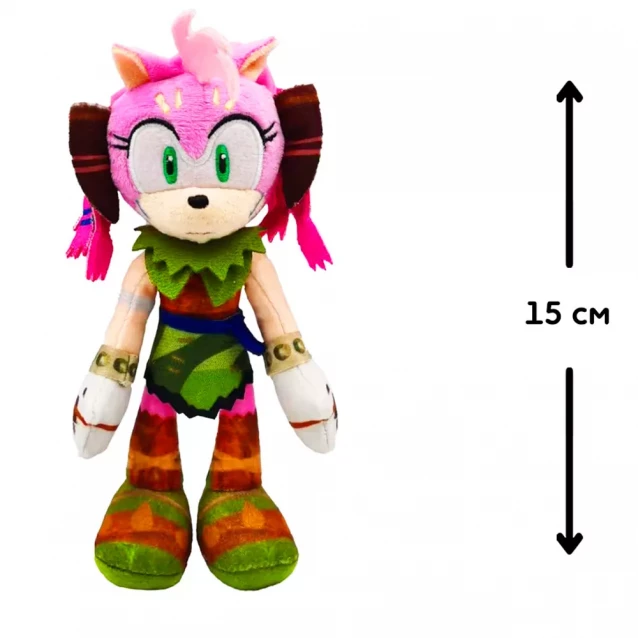 М'яка іграшка на кліпсі Sonic Prime Емі 15 см (SON7004F) - 2